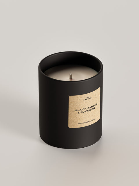 Black Amber & Lavender Candle