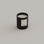 Black Amber & Lavender scented candle 200g Black Edition — Kadnse handpoured luxury candle, natural wax, made in Porto