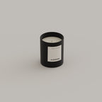 Black Amber & Lavender scented candle 130g Black Edition — Kadnse handpoured luxury candle, natural wax, made in Porto