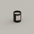 Muguet & Sandalwood scented candle 130g Black Edition — Kadnse handpoured luxury candle, natural wax, made in Porto