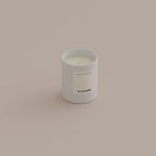 Muguet & Sandalwood scented candle hover view — Kadnse handpoured luxury candle, natural wax, made in Porto