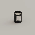 Neroli & Moss scented candle 130g Black Edition — Kadnse handpoured luxury candle, natural wax, made in Porto