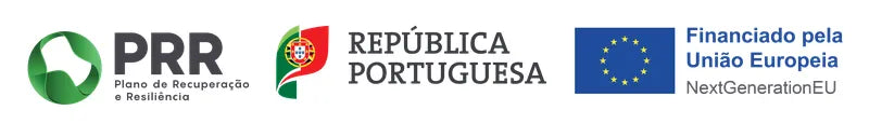 PRR – Plano de Recuperação e Resiliência · República Portuguesa · Financiado pela União Europeia – NextGenerationEU